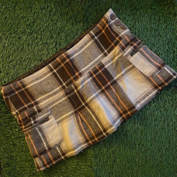 Hollister plaid skirt